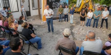 Cumple Toño Astiazarán a más de 6500 vecinos de la Solidaridad con rehabilitación de calle Tecoripa