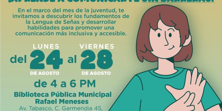 Invita Gobierno de Hermosillo a jóvenes a taller de Lengua de Señas Mexicana