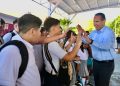 Realiza Toño Astiazarán donación de equipo de cómputo a secundaria 9, “Arq. Gustavo F. Aguilar Beltrán” en inicio de ciclo escolar