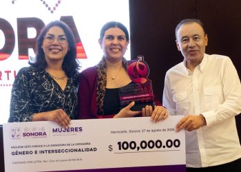 Premia Gobernador Durazo a mujeres investigadoras sonorenses por su aportación a la transformación social
