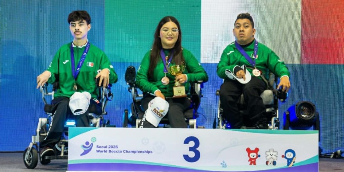 Logra sonorense medalla de bronce en equipos en Campeonato Mundial de Boccia