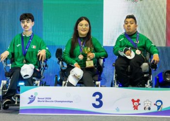 Logra sonorense medalla de bronce en equipos en Campeonato Mundial de Boccia