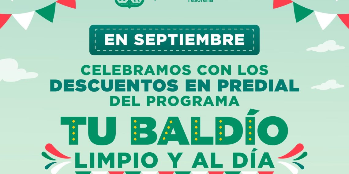 Lanza Tesorería programa “Tú Baldío Limpio y al Día” con descuentos en predial