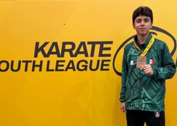 Presea de bronce para karateca sonorense en la K1 Youth League