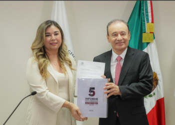 Recibe Congreso de Sonora Quinto Informe de Gobierno de Alfonso Durazo
