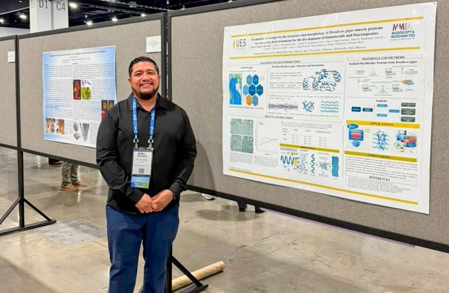 Participan investigadores de la UES en Congreso Internacional Microscopy & Microanalysis