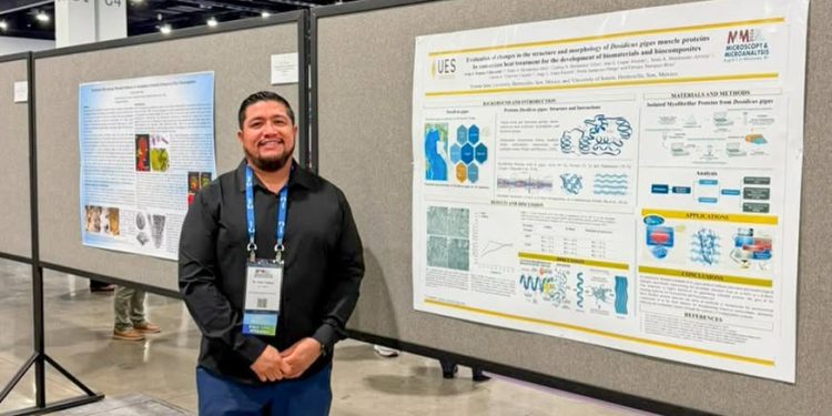 Participan investigadores de la UES en Congreso Internacional Microscopy & Microanalysis