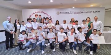 Reconoce Gobierno de Sonora a ganadores de la Olimpiada del Conocimiento Infantil 2026: SEC
