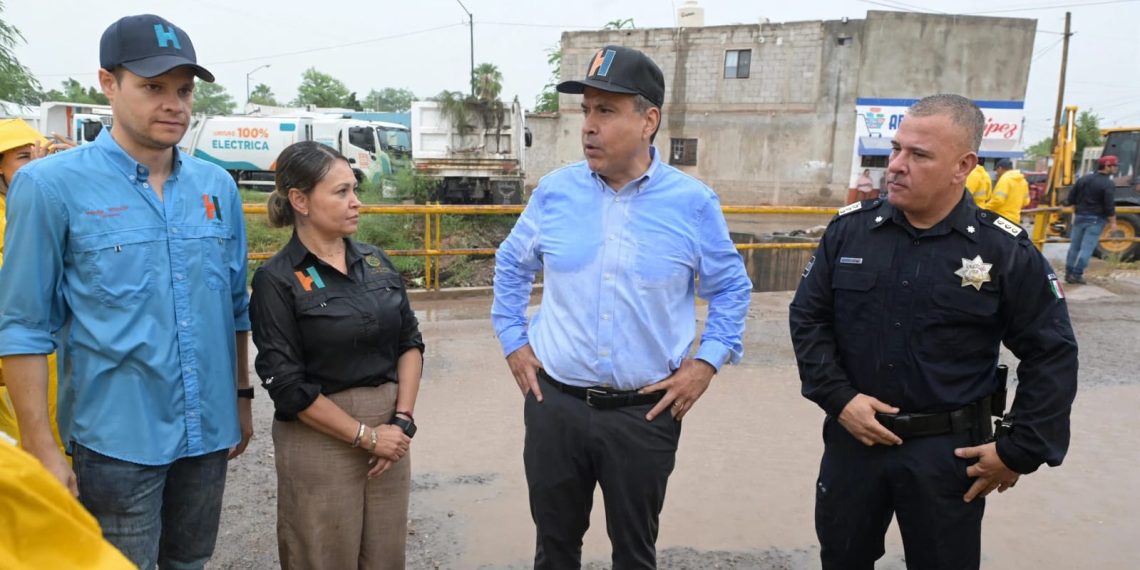 Supervisa Toño Astiazarán trabajos preventivos ante lluvias por huracán “Polo”