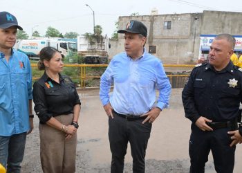 Supervisa Toño Astiazarán trabajos preventivos ante lluvias por huracán “Polo”