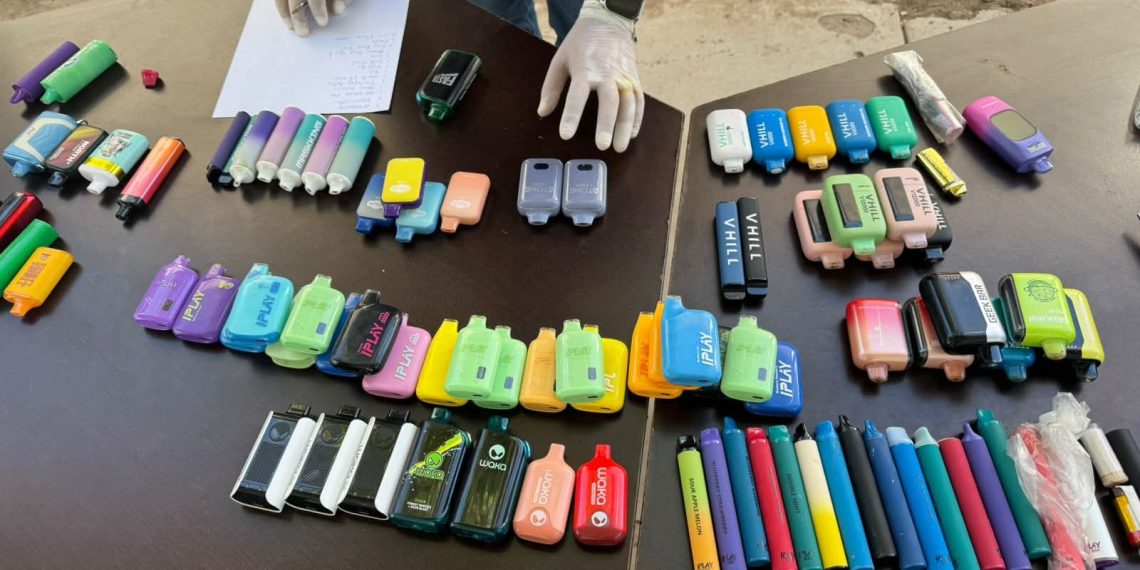 Coesprisson destruye más de 2 mil vapeadores asegurados en Sonora