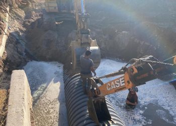 Avanza 75% rehabilitación del colector sanitario Quintero Arce