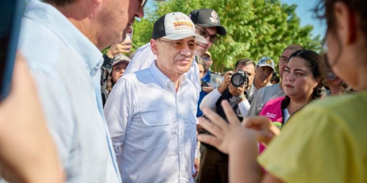 Gobernador Durazo despliega total atención y recursos para restablecer afectaciones a familias por huracán Polo