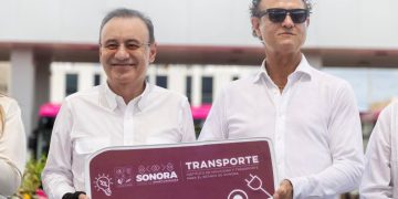 Gobernador Durazo incorpora tecnología y seguridad a nuevas unidades de transporte de la Línea Eléctrica Exprés