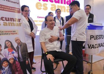 Arranca Gobernador Durazo Campaña de Vacunación contra Influenza y COVID-19 en Sonora