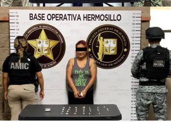 Dos cateos coordinados por AMIC en Hermosillo dejan dos detenidos y 50 envoltorios con narcótico asegurados
