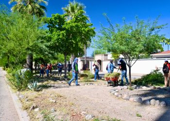 Avanzan jornadas intensas de limpieza en calles y camellones de Hermosillo