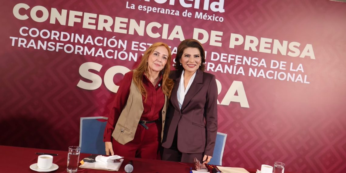 Presenta Morena Sonora a Lorenia Valles como su coordinadora estatal de la defensa de la transformación y la soberanía nacional.