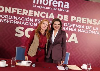 Presenta Morena Sonora a Lorenia Valles como su coordinadora estatal de la defensa de la transformación y la soberanía nacional.