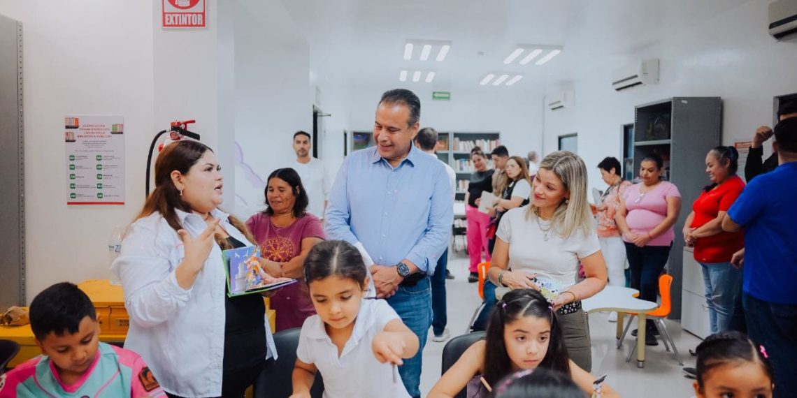 Inaugura Toño Astiazarán nueva Ludoteca en San Pedro El Saucito