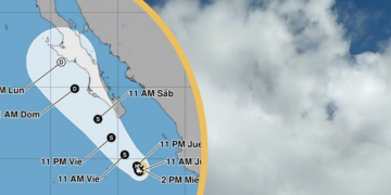 Simón se aleja de Sonora, podría dejar lluvias dispersas durante el fin de semana