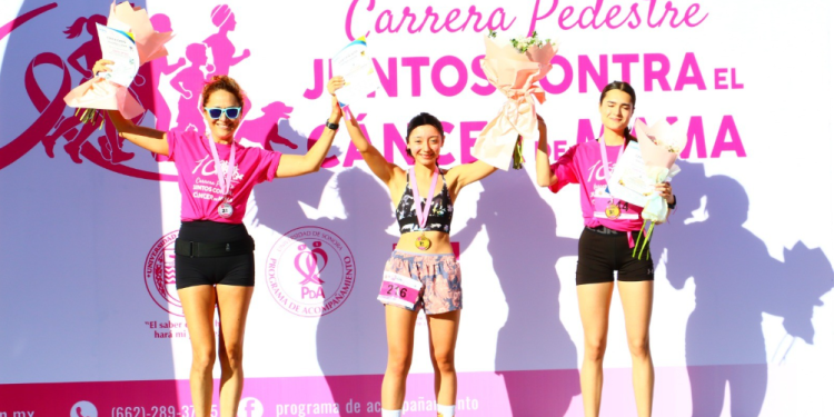 Celebra Unison décima Carrera Pedestre “Juntos contra el Cáncer de Mama”