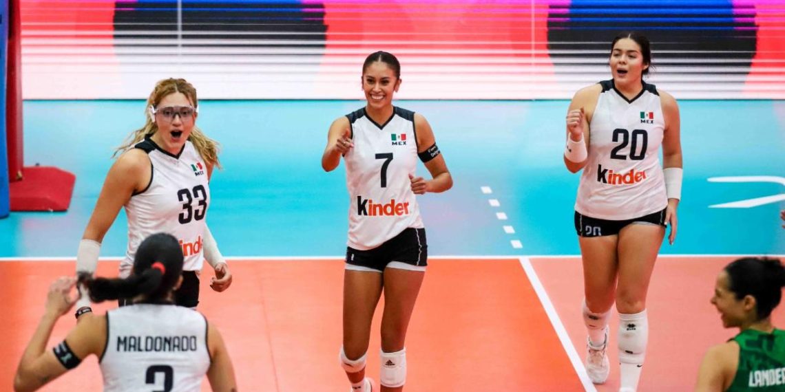 Con aporte sonorense, México conquista plata en final Six Femenil de Volibol de Sala
