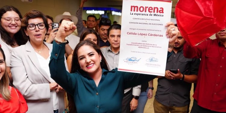 Celida López llama a la unidad y anuncia trabajo territorial por la Cuarta Transformación en Hermosillo