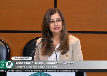Rectora de la Unison plantea en Cámara de Diputados fortalecer presupuesto de universidades públicas estatales