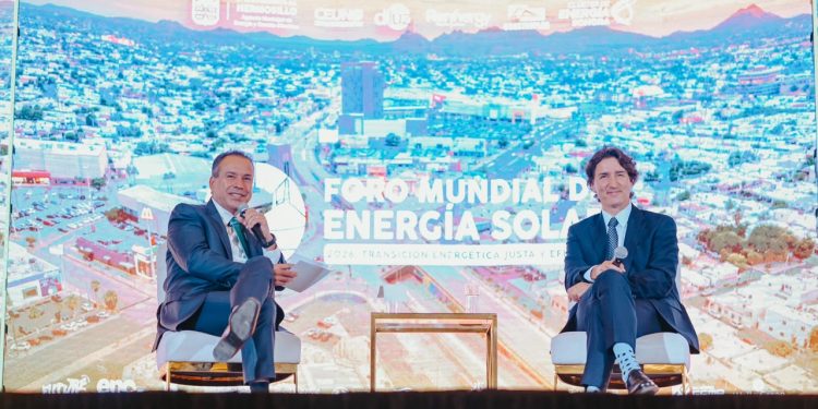 Destaca Justin Trudeau liderazgo de Hermosillo en desarrollo sustentable en Foro Mundial de Energía Solar