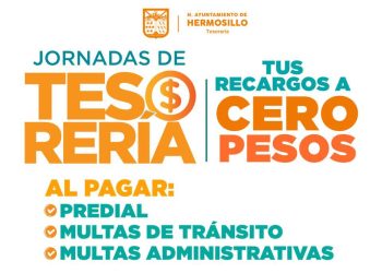 Este 31 de octubre concluye el programa de descuentos en multas de tránsito del Gobierno de Hermosillo